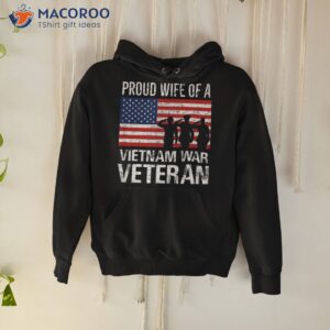 proud wife vietnam war veteran husband wives matching design shirt hoodie