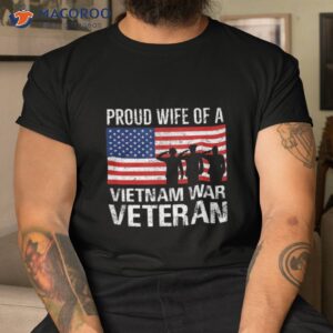 proud wife vietnam war veteran husband wives matching design shirt tshirt