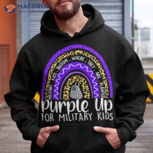 purple up for military kids cool month of the military child shirt hoodie