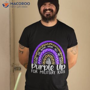 purple up for military kids cool month of the military child shirt tshirt 2