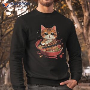 ra cat anime bowl kawaii neko japanese shirt sweatshirt