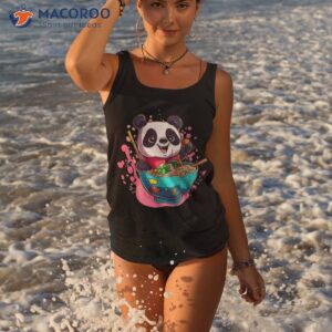 ra n chill kawaii panda japanese noodle anime girls teen shirt tank top 3