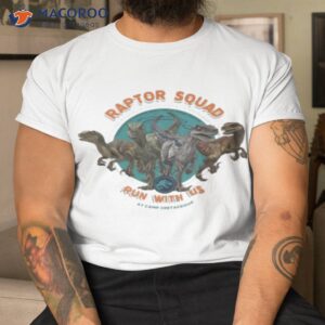 raptors in training jurassic world shirt tshirt