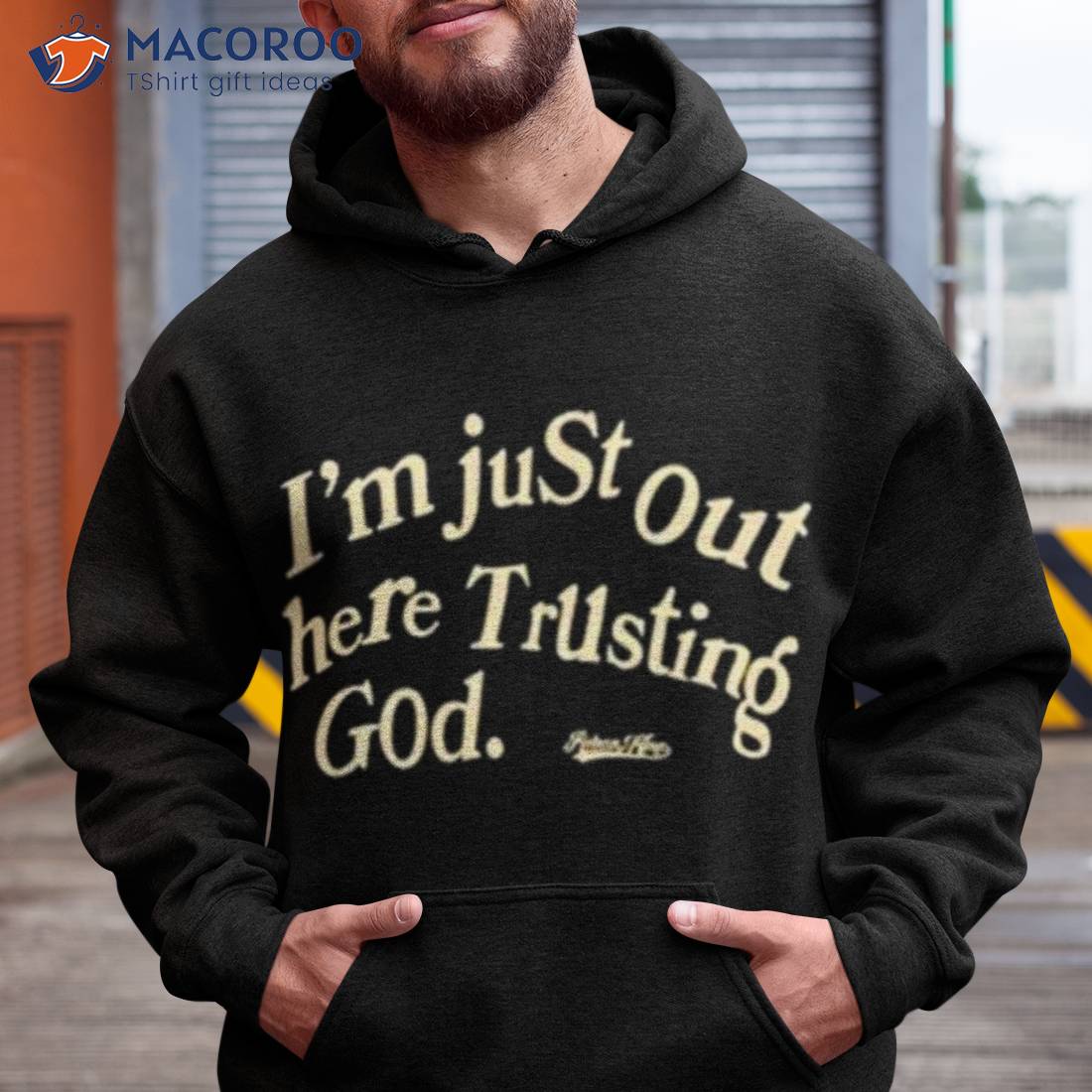 Reborn Kings I’m Just Out Here Trusting God Shirt Reborn Kings I’m Just Out Here Trusting God Shirt