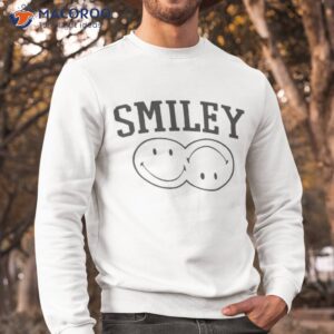 relaxed fit smiley shirt sweatshirt