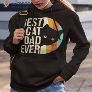 retro best cat dad ever fathers day daddy lovers s shirt hoodie 3