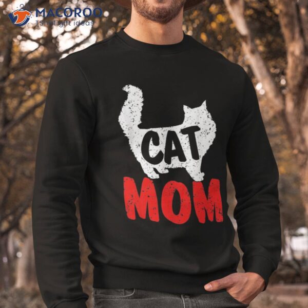 Retro Best Cat Mom Mother’s Day Mommy Kitten Mama Lover Shirt