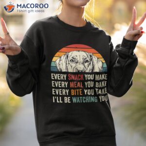 retro every snack you make meal bake dog mom dad shirt sweatshirt 2