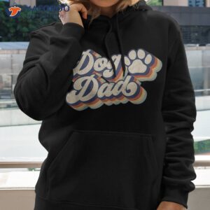 retro groovy dog dad daddy father s day dogs paw puppy lover shirt hoodie 2