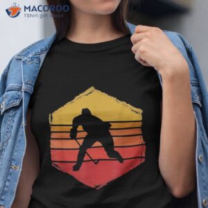 retro hockey design lover shirt tshirt