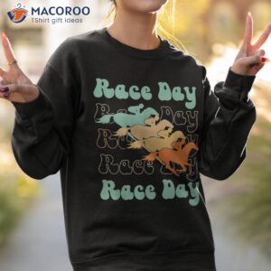 retro horse race day horse racing party tee for shirt sweatshirt 2