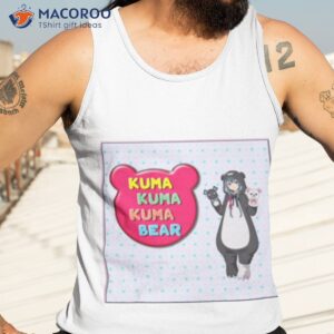 retro kuma kuma kuma bear shirt tank top 3