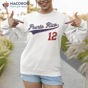 retro puerto rico beisbol shirt jersey boricua baseball 12 sweatshirt 1