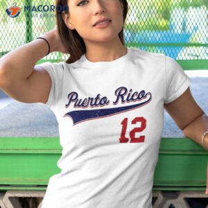 retro puerto rico beisbol shirt jersey boricua baseball 12 tshirt 1