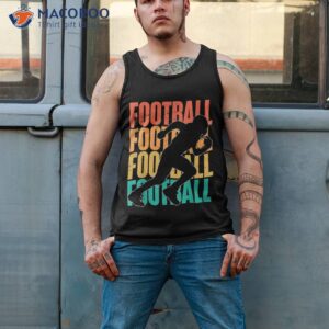 retro vintage american football season party footballer shirt tank top 2