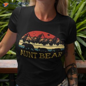 Retro Vintage Aunt Bear Family Matching Mother’s Day Gifts Shirt