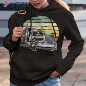 retro vintage trucker big rig semi trailer truck driver gift shirt hoodie 3