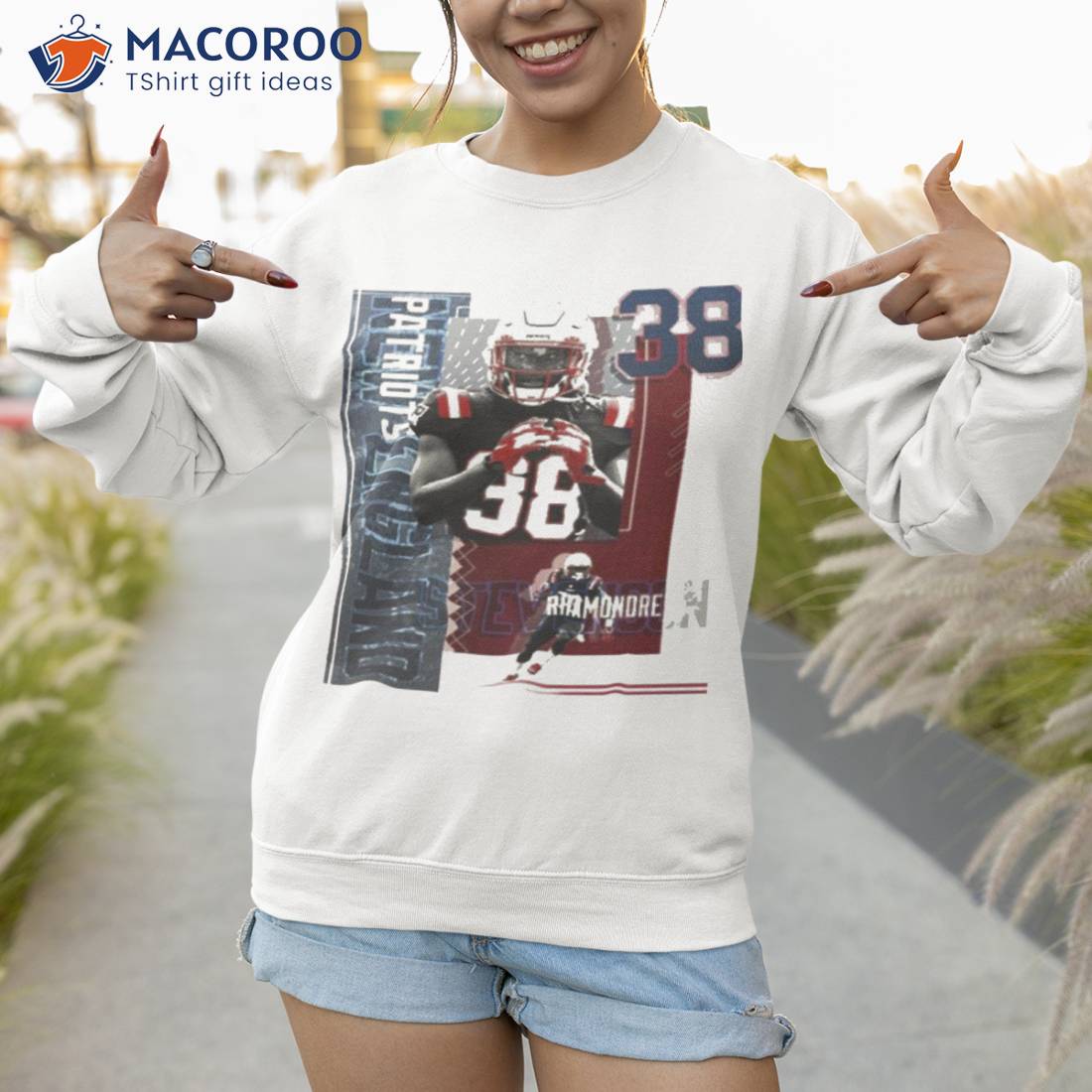 Rhamondre Stevenson 38 Football Shirt