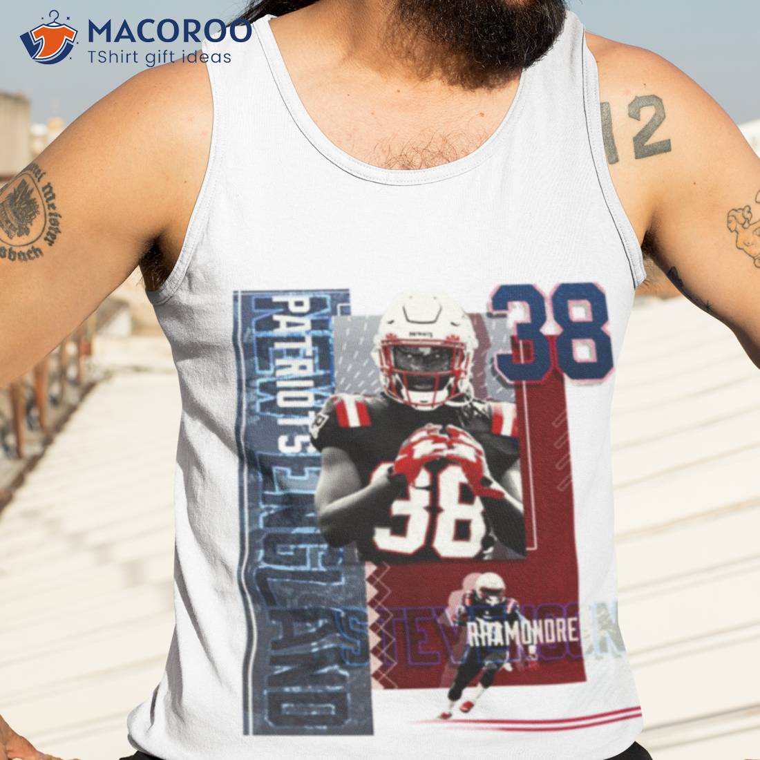 Rhamondre Stevenson 38 Football Shirt