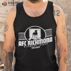 richmond athletic ted lasso afc stripe graphic shirt tank top