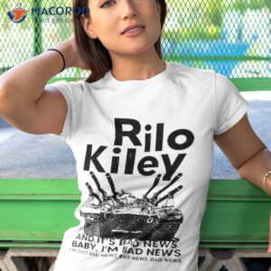 rilo kiley and its bad news baby im bad news shirt tshirt 1