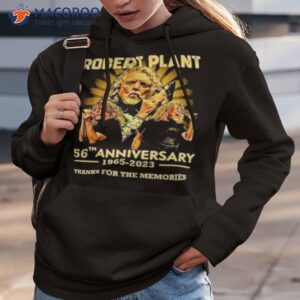 robert plant 56th anniversary 1965 2023 thank you for the memories signature shirt hoodie 3