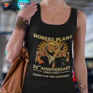 robert plant 56th anniversary 1965 2023 thank you for the memories signature shirt tank top 4