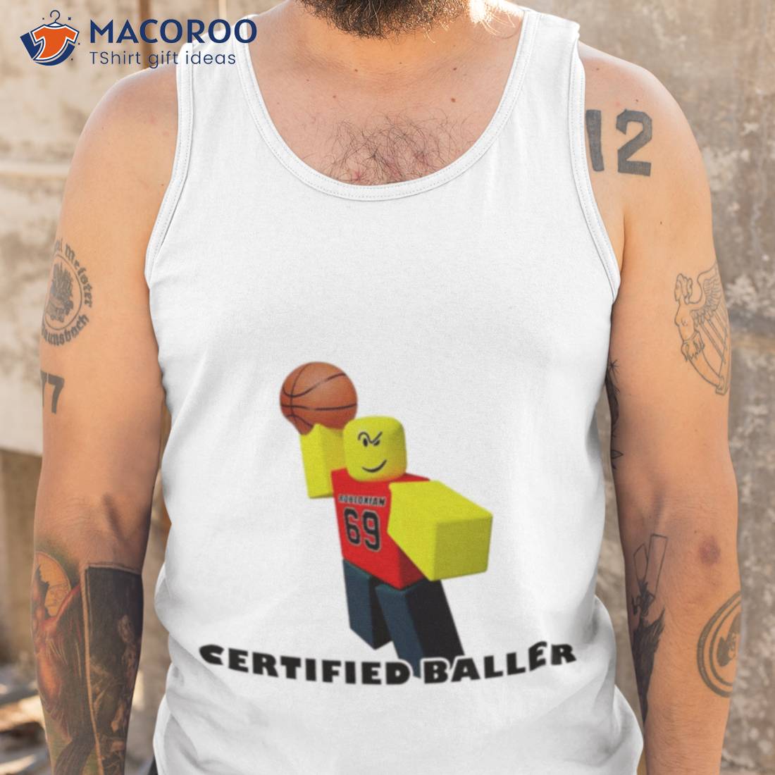 Roblox Baller Character Noob Shirt