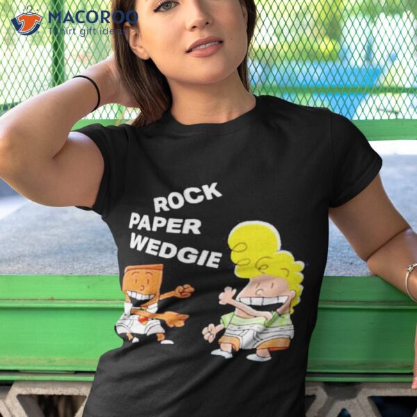 Rock Paper Wedgie Captain Underpants Shirt