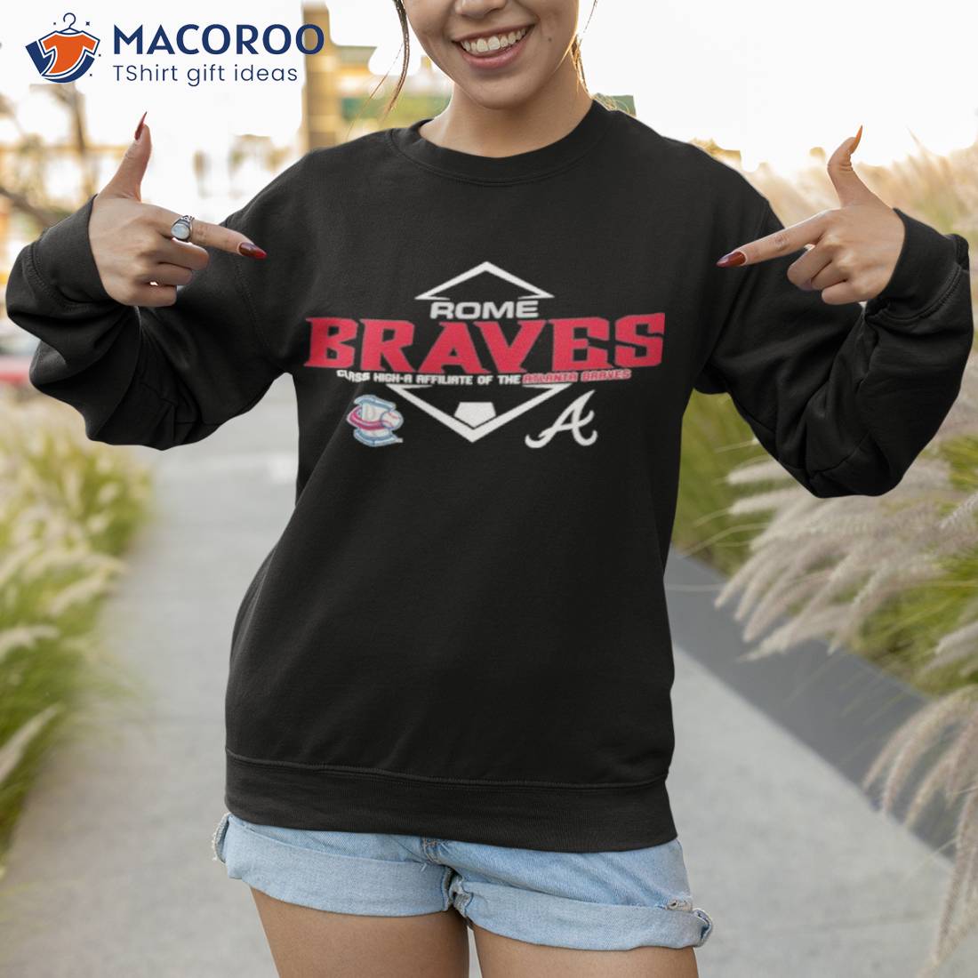 Rome Atlanta Braves Class High A Affiliate Of The Atlanta Braves Shirt Rome Atlanta Braves Class High A Affiliate Of The Atlanta Braves Shirt