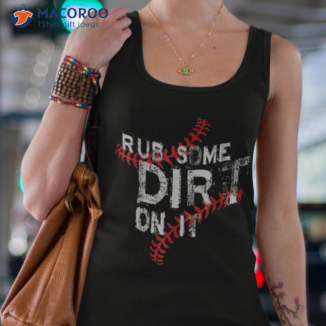 Rub Some Dirt On It Baseball lovers, Cute Baseball Mom Unisex T-shirt