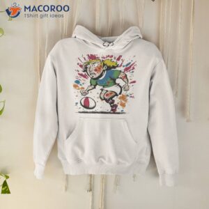 Rugby Player Graffiti Doodle Woman Shirt