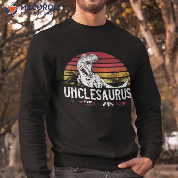 S Father’s Day Gift For Unclesaurus Uncle Saurus T Rex Shirt