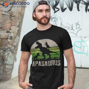 s funny grandpa shirts papasaurus dinosaur 2 kids fathers day shirt tshirt 3