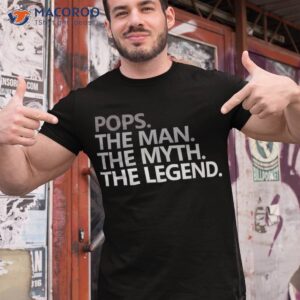 S Pops The Man Myth Legend Father’s Day Gift Grandpa Shirt