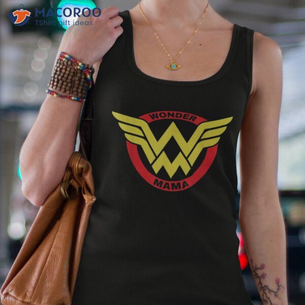 S Wonder Mama Mother T Shirt Gift Superhero Mom