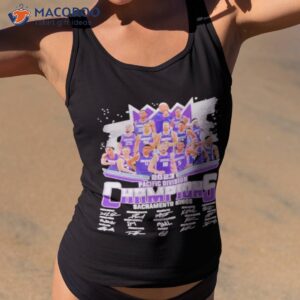 Sacramento Kings 2023 Pacific Division Champions Signatures Shirt