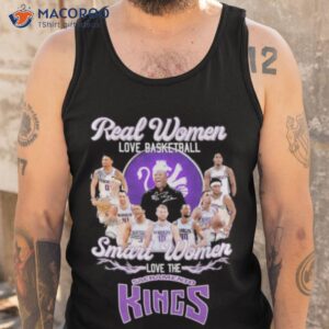 sacramento kings real women love basketball smart women love the 2023 signatures shirt tank top