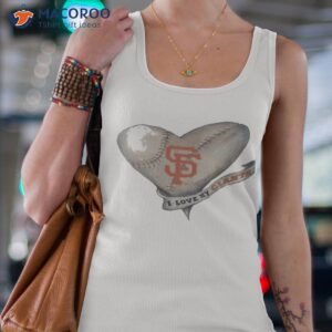 san francisco giants baseball heart banner shirt tank top 4