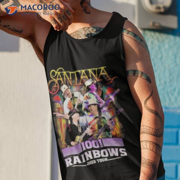 Santana 1001 Rainbows 2023 Tour Shirt