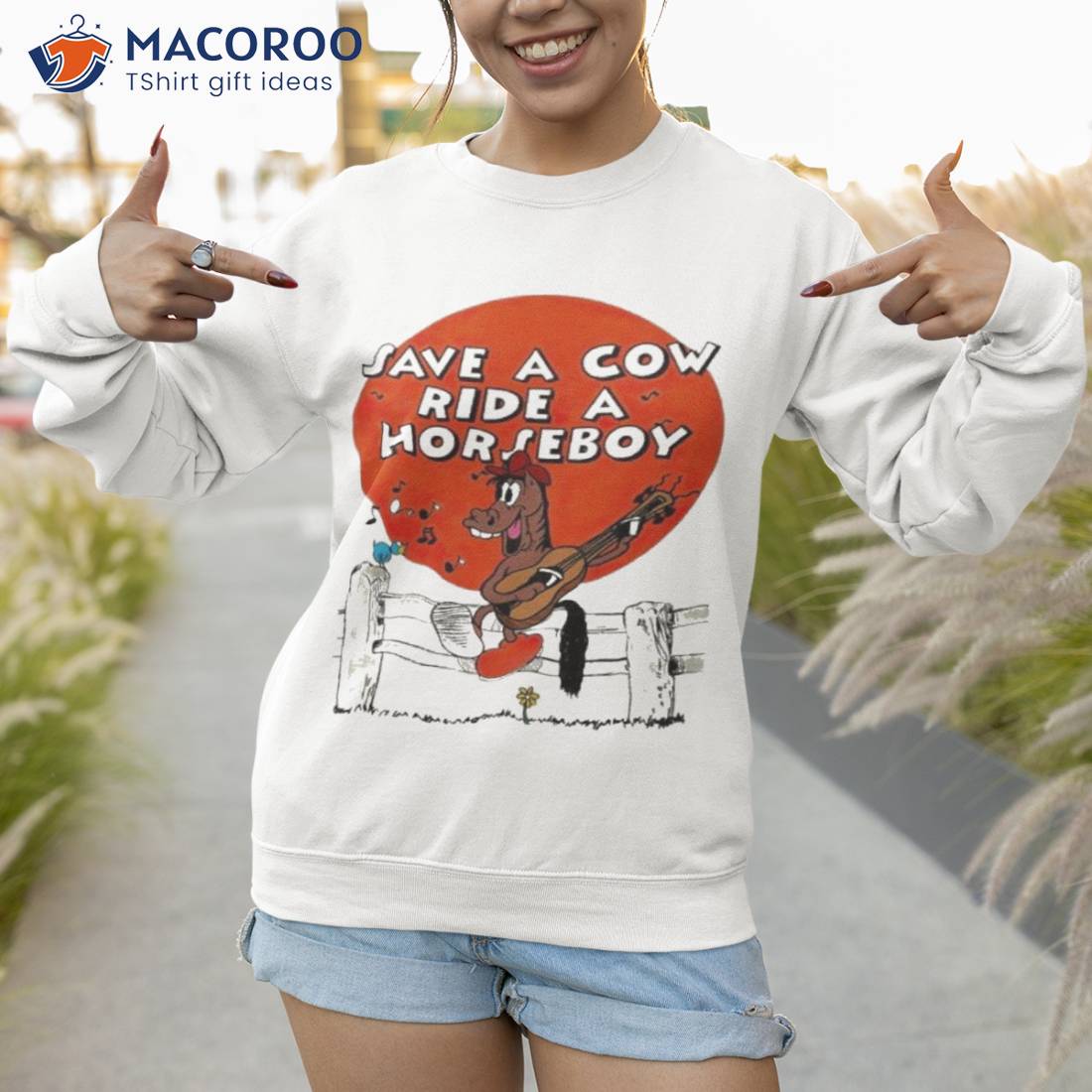 Save A Cow Ride A Horse Boy Shirt Save A Cow Ride A Horse Boy Shirt