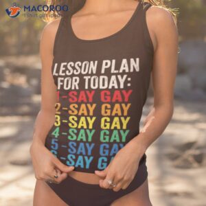 Say Gay Rainbow Vintage Floral Stay Proud Lgbtq Gay Rights 2023 Shirt