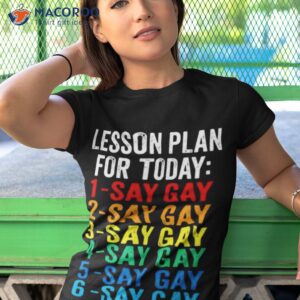 say gay rainbow vintage floral stay proud lgbtq gay rights 2023 shirt tshirt 1