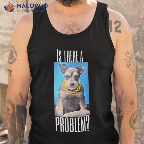 Schnauzer Gifts &acirc;€“&acirc;&nbsp;”is There A Problem?” Funny Dog Shirt