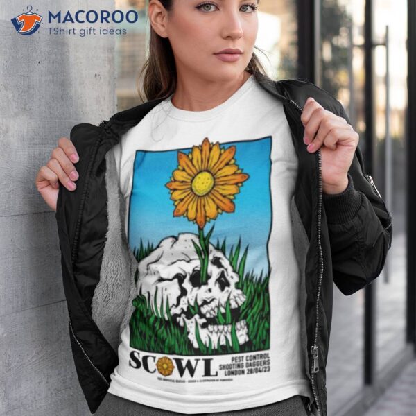 Scowl London Pest Control Shooting Daggers April 28 2023 Shirt