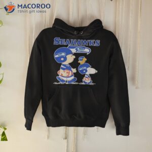 seattle seahawks snoopy plays the football game shirt hoodie 1