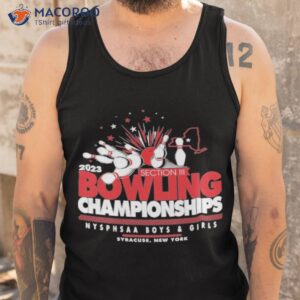 section 3 bowling 2023 section 3 championship t shirt tank top