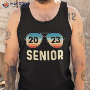 senior 2023 graduation class of 2023 graduate 23 vintage shirt tank top