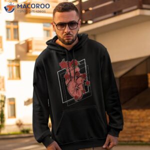 show your love floral anatomical heart and flowers doctor shirt hoodie 2