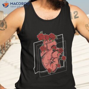 show your love floral anatomical heart and flowers doctor shirt tank top 3